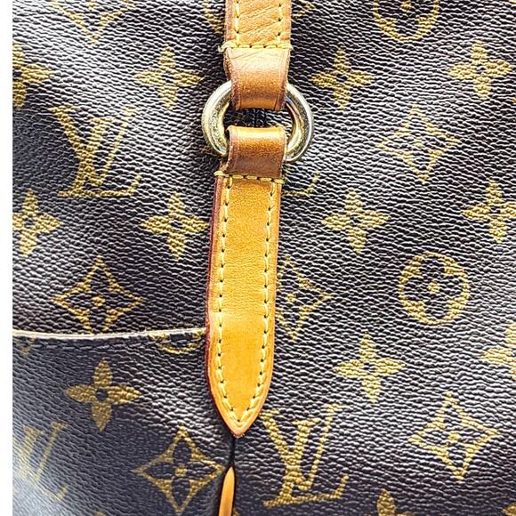 Louis Vuitton Totally MM LV Monogram Canvas Leather Tote Shoulder Bag - Picture 9 of 12
